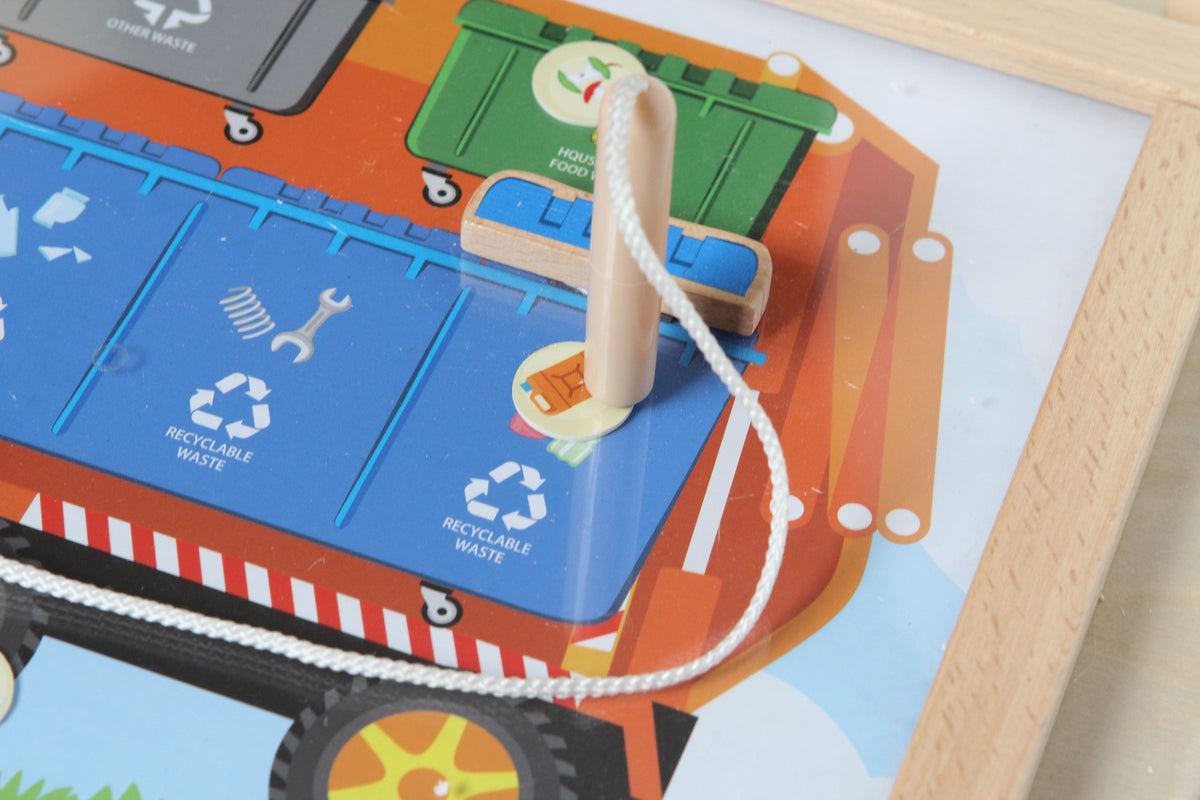 Masterkidz Montessori atliekų rūšiavimo edukacinė lenta – 3