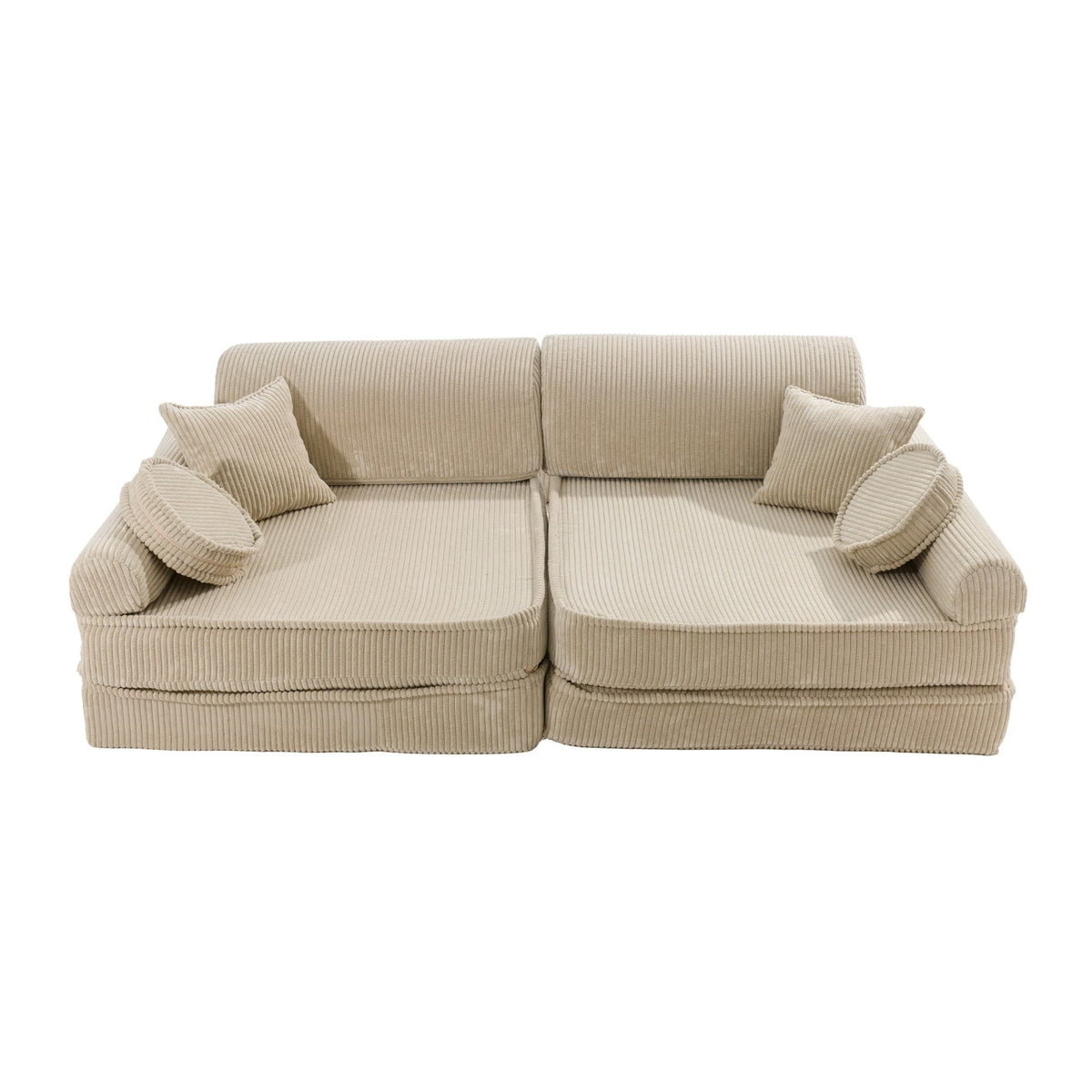 MeowBaby Aesthetic Premium Modulinė Sofa Vaikams 160 cm Modulinės sofos
