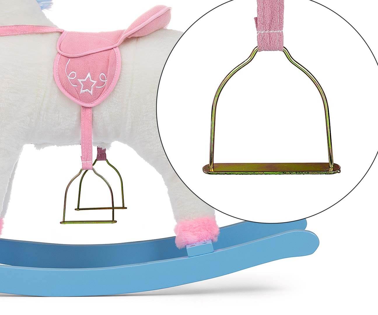 Milly Mally Pliušinis Supamas Arkliukas Su Garsais Ir Judesiais – 50 cm Supamieji Arkliukai