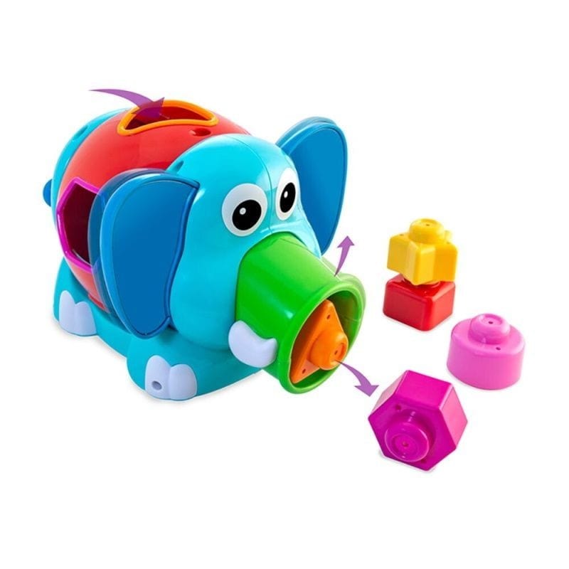 Miniland Žaislas Vaikams Rūšiavimo Drambliukas Žaislai Kūdikiams Rūšiuokliai