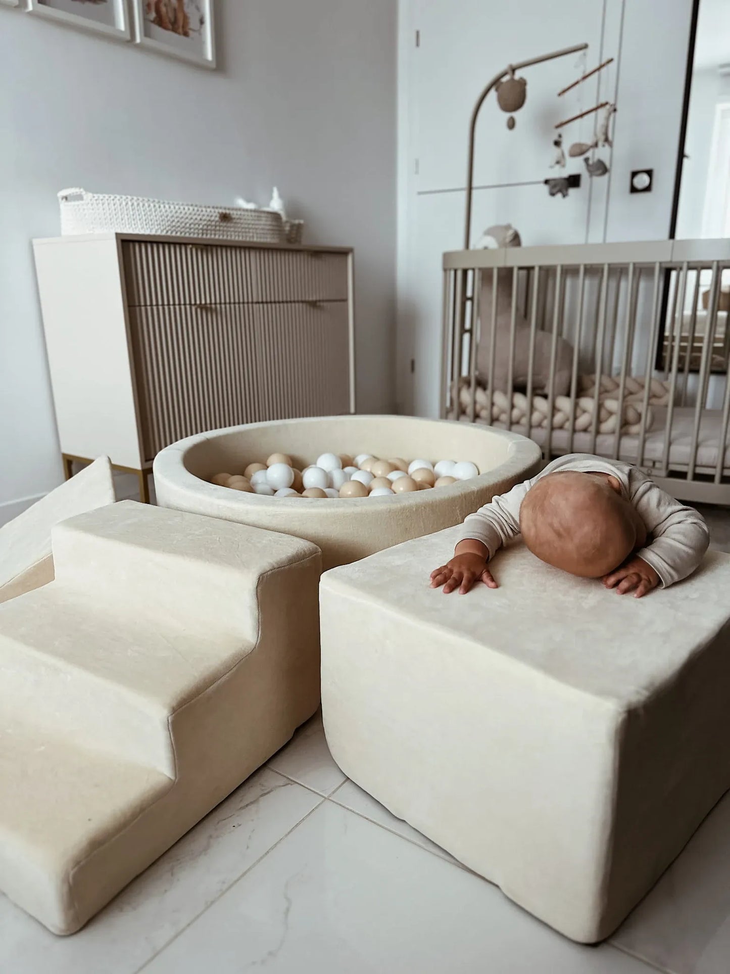 Minkšta 3 Dalių Velvet Žaidimų Aikštelė Vaikams Minkštos Žaidimų Aikštelės