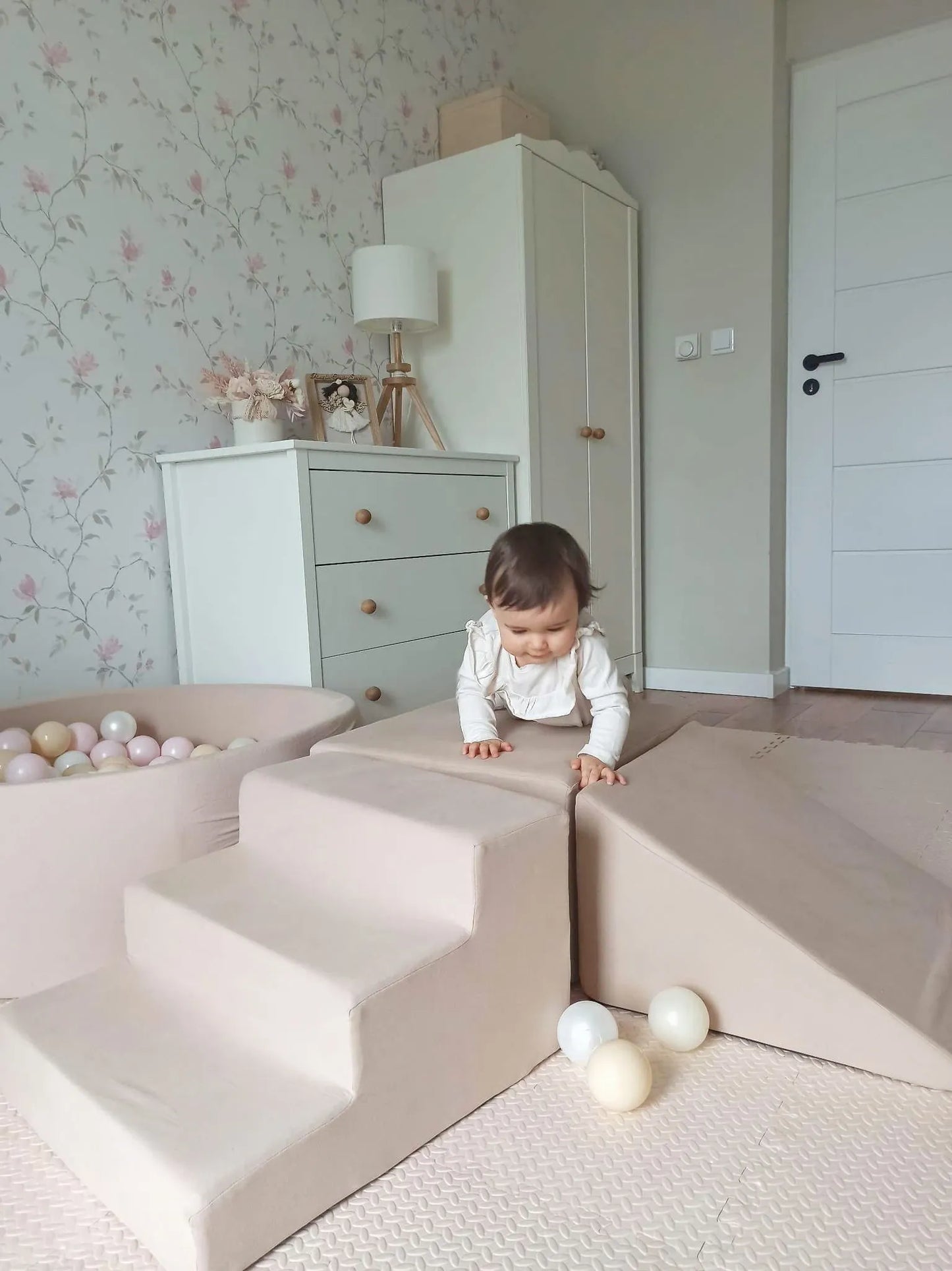 Minkšta 3 Dalių Velvet Žaidimų Aikštelė Vaikams Minkštos Žaidimų Aikštelės