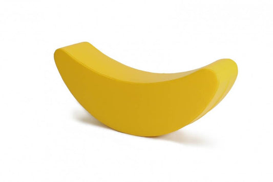 Minkšta Supynė Rokeris Bananas 3 spalvos 100 x 40 x 25 cm IGLU Minkštos Žaidimų Aikštelės Geltona