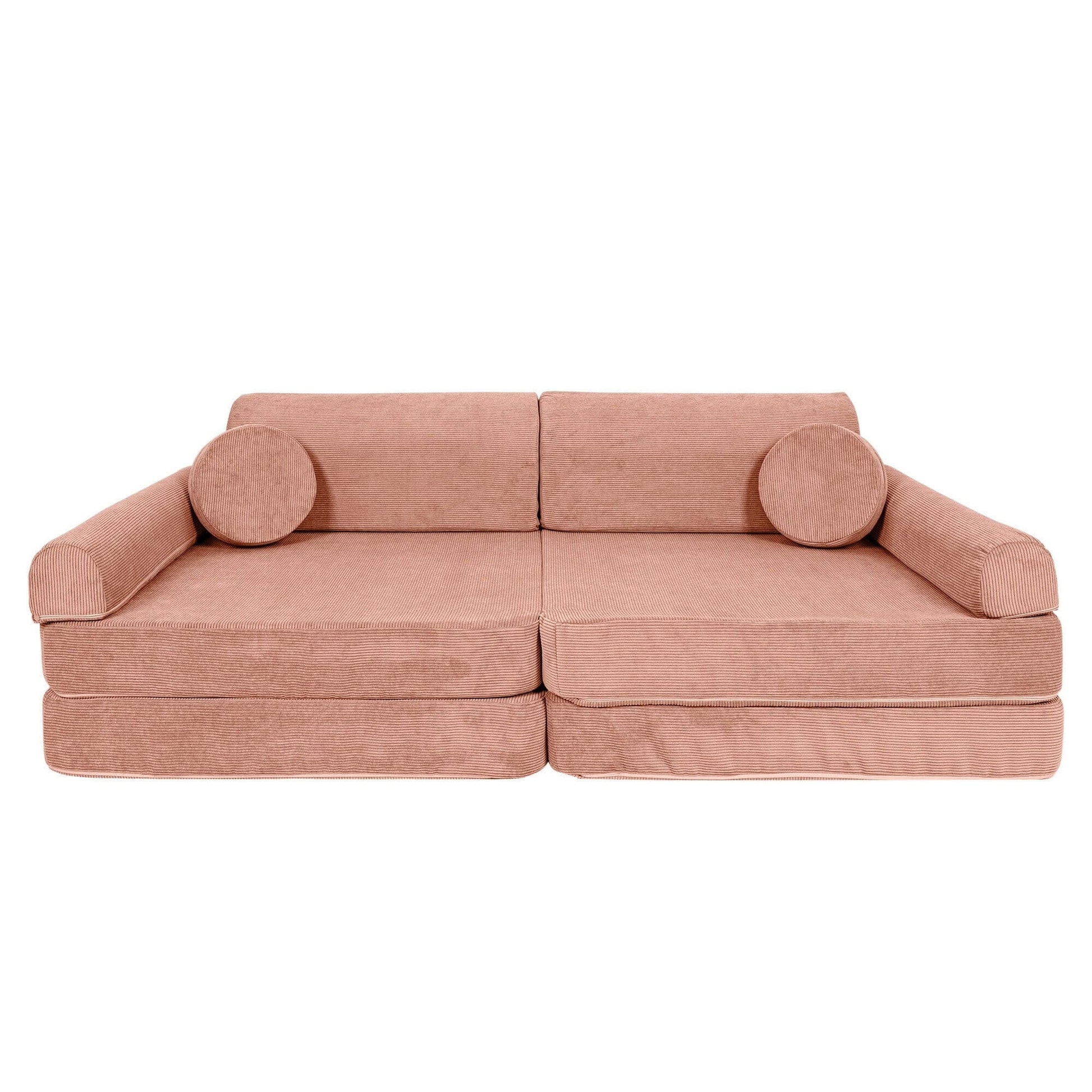 Modulinė Vaikiška Sofa MeowBaby Slimcord, 160 × 76 × 24 cm, 8 dalys Modulinės sofos Plytu