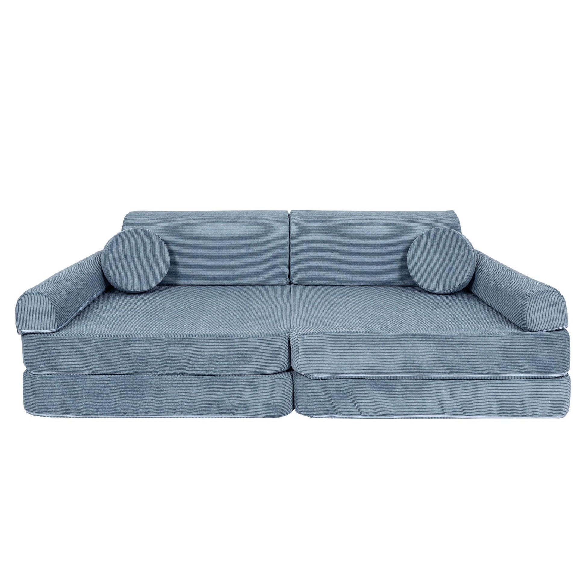 Modulinė Vaikiška Sofa MeowBaby Slimcord, 160 × 76 × 24 cm, 8 dalys Modulinės sofos Turkio