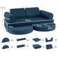 Modulinė Vaikiška Sofa Žaidimams Ir Statyboms 14 Dalių, Navy Mėlyna Modulinės sofos