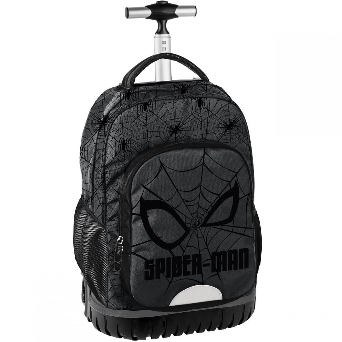 Mokyklinė Kuprinė Paaugliui Su Ratukais Spider-Man "BeUniq" 48 cm Kuprinės