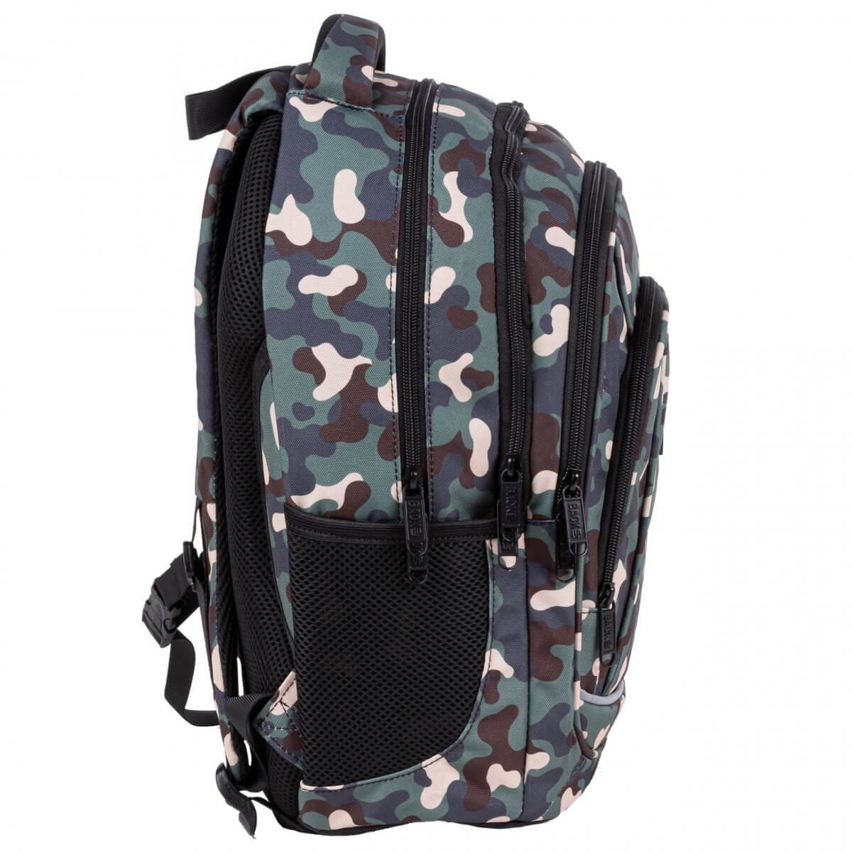 Mokyklinis Rinkinys 5in1 Kamufliažinė Karinė Kuprinė 42 cm BackUP Kuprinės