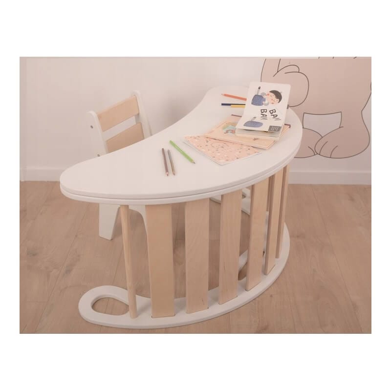 Montessori Supynės Ir Suoliuko Komplektas 3in1 Stalas Ir Kėdė Staliukai Kėdutės