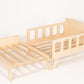 Montessori Vaikiška Auganti Lova Su Čiužiniu 152 x 70 x 54 cm Lovos Dviaukštės