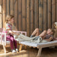 Montessori Vaikiška Auganti Lova Su Čiužiniu 152 x 70 x 54 cm Lovos Dviaukštės