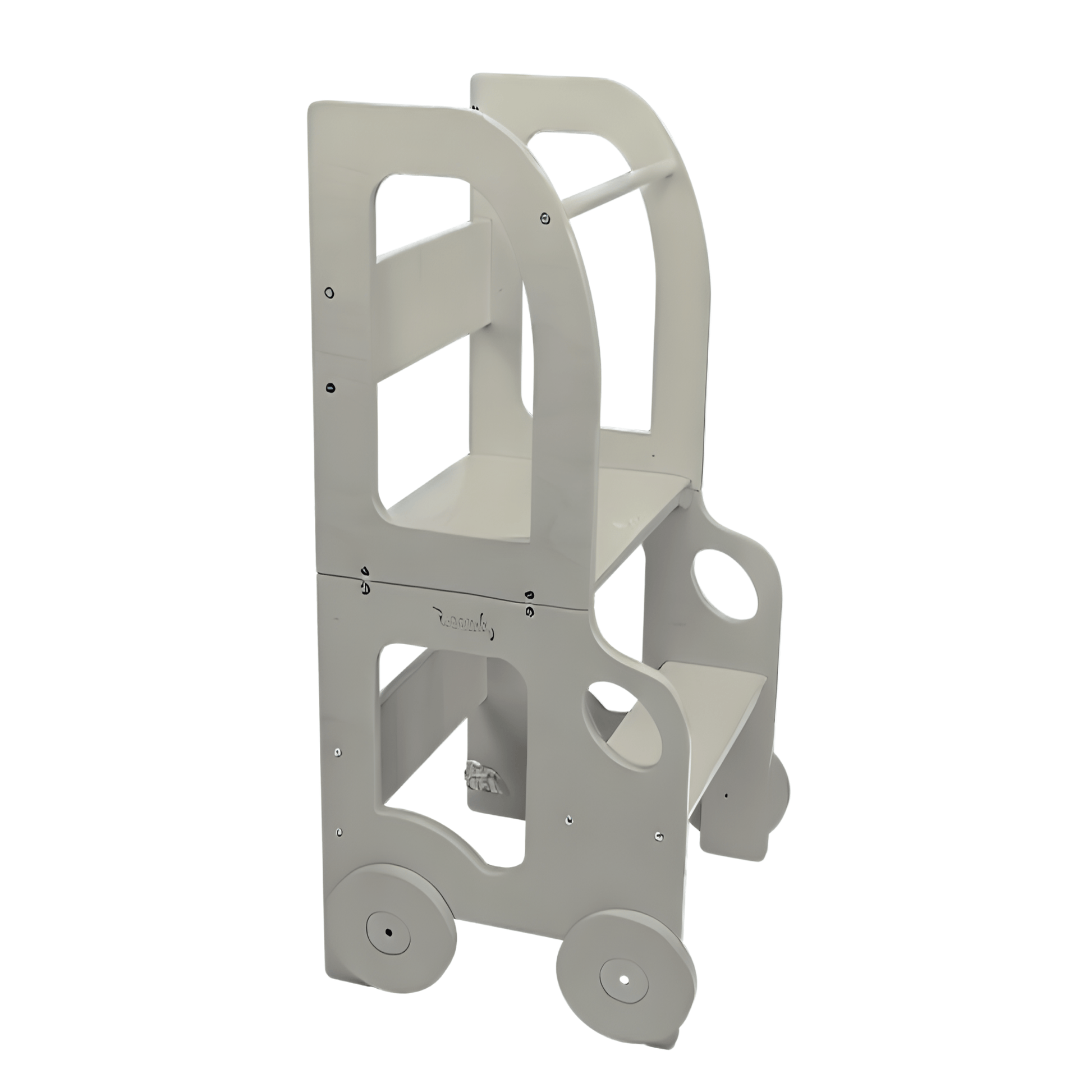 Montessori Virtuvės Pagalbininkas – Bokštelis 2in1 Su Stalu Ir Kėde Montessori bokštelis