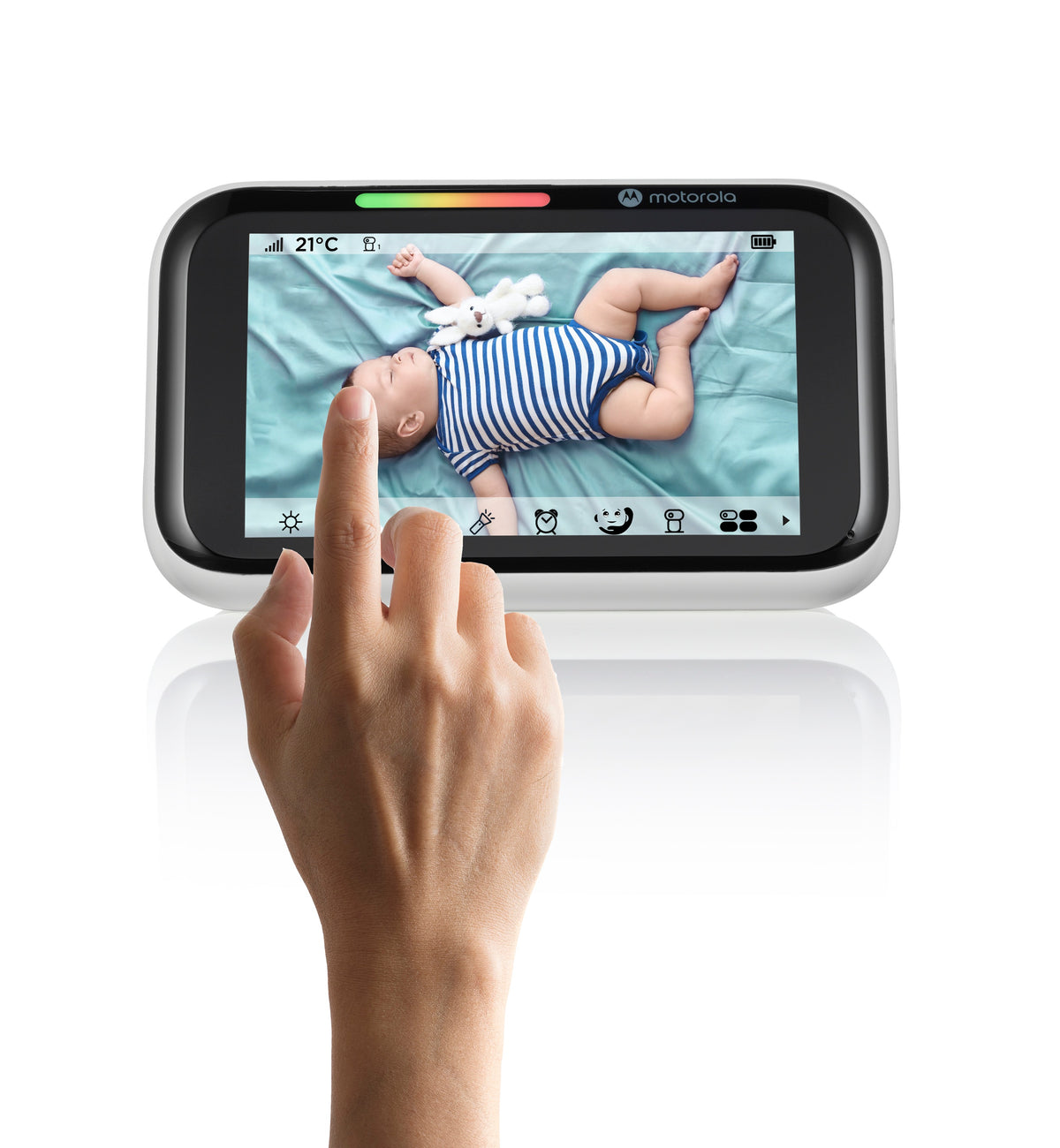 Motorola PIP1710C vaizdo auklė su 5 col. HD ekranu ir Wi-Fi – 7