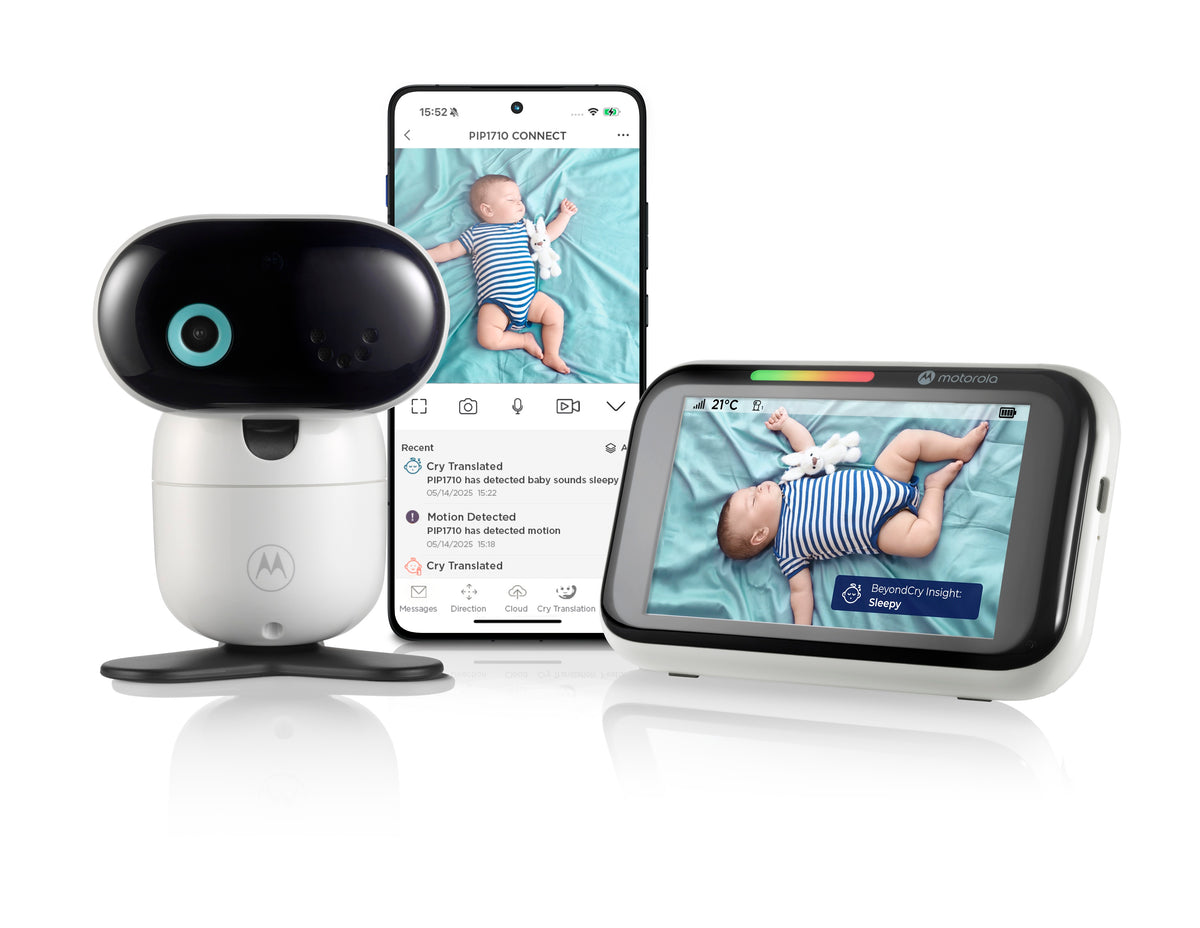 Motorola PIP1710C vaizdo auklė su 5 col. HD ekranu ir Wi-Fi – 6