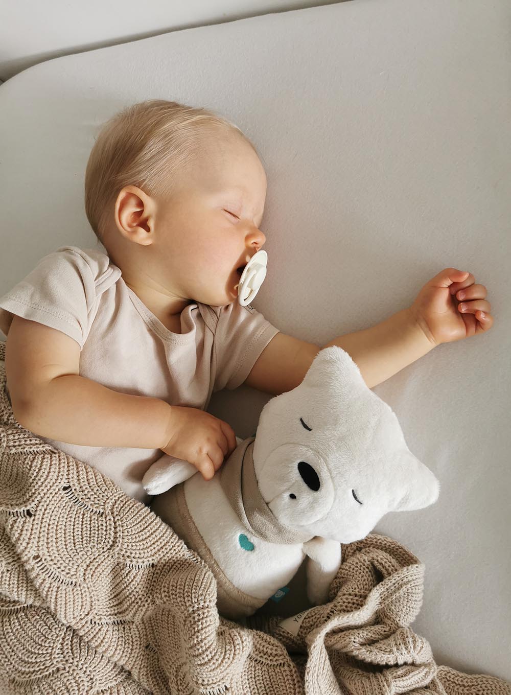 myHummy migdukas meškutis 3/1 baltas – nuotrauka 5