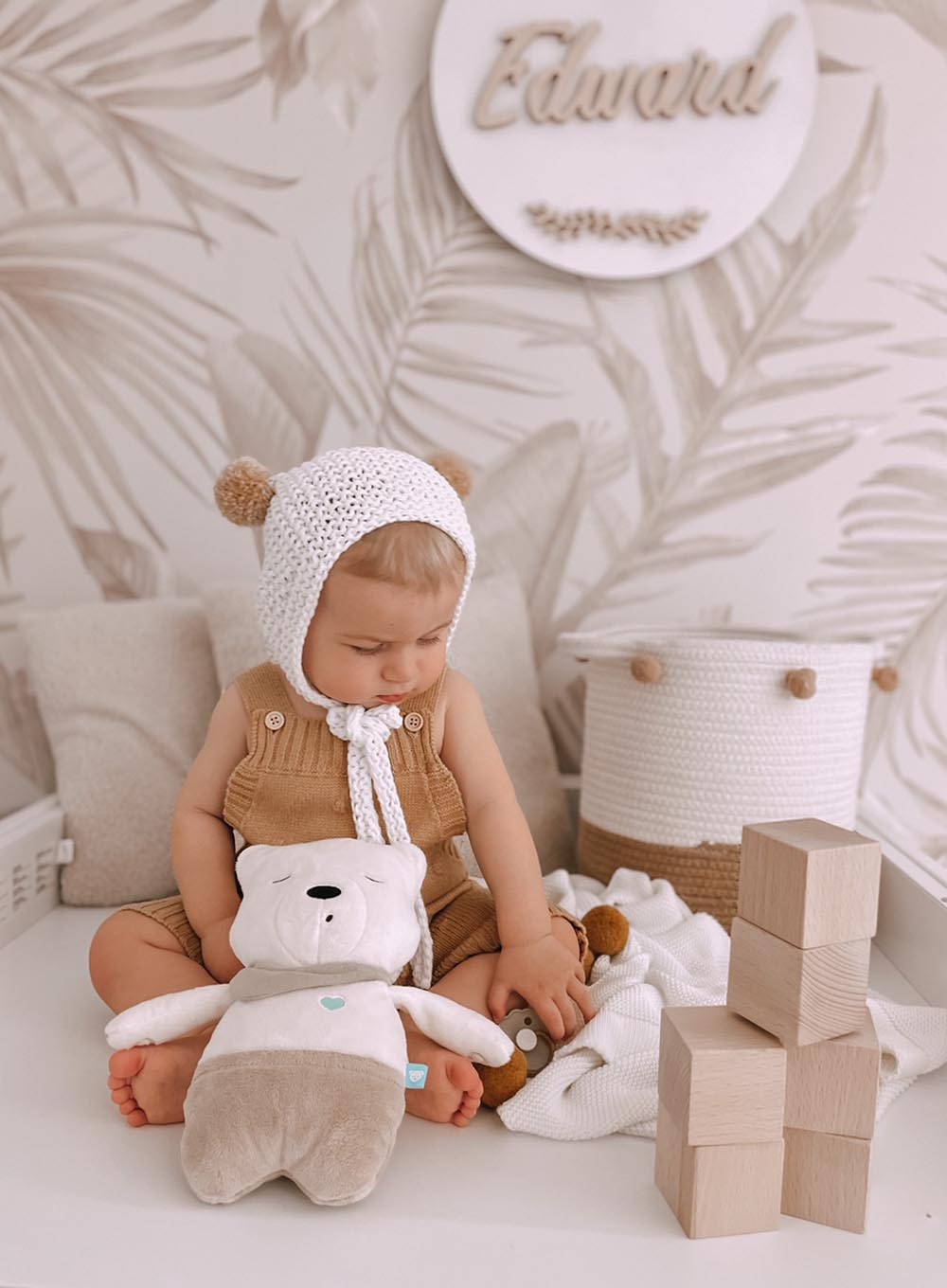 myHummy migdukas meškutis 3/1 baltas – nuotrauka 7