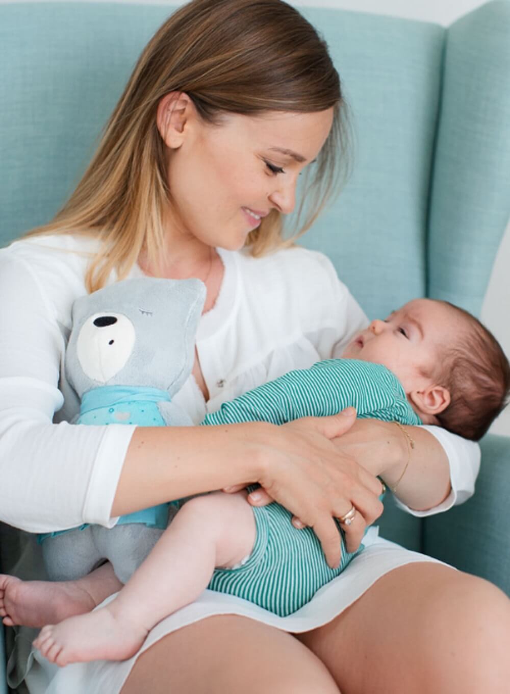 myHummy migdukas meškutis 3/1 pilkas ir žalias – nuotrauka 4