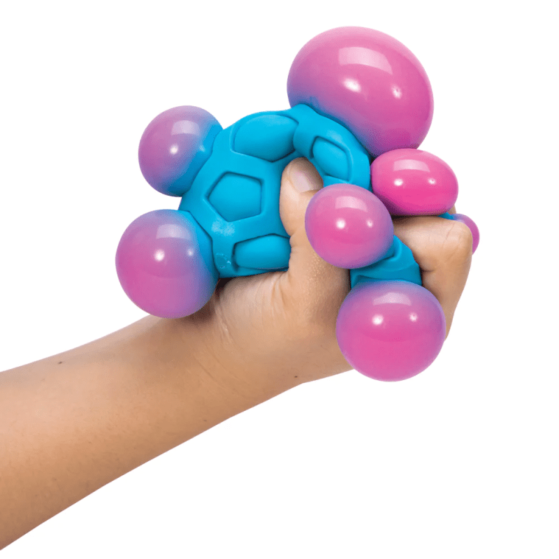NeeDoh Sensorinis Minkštas Kamuoliukas Atomic 6 cm Sensoriniai Žaislai mėlyna/rožinė