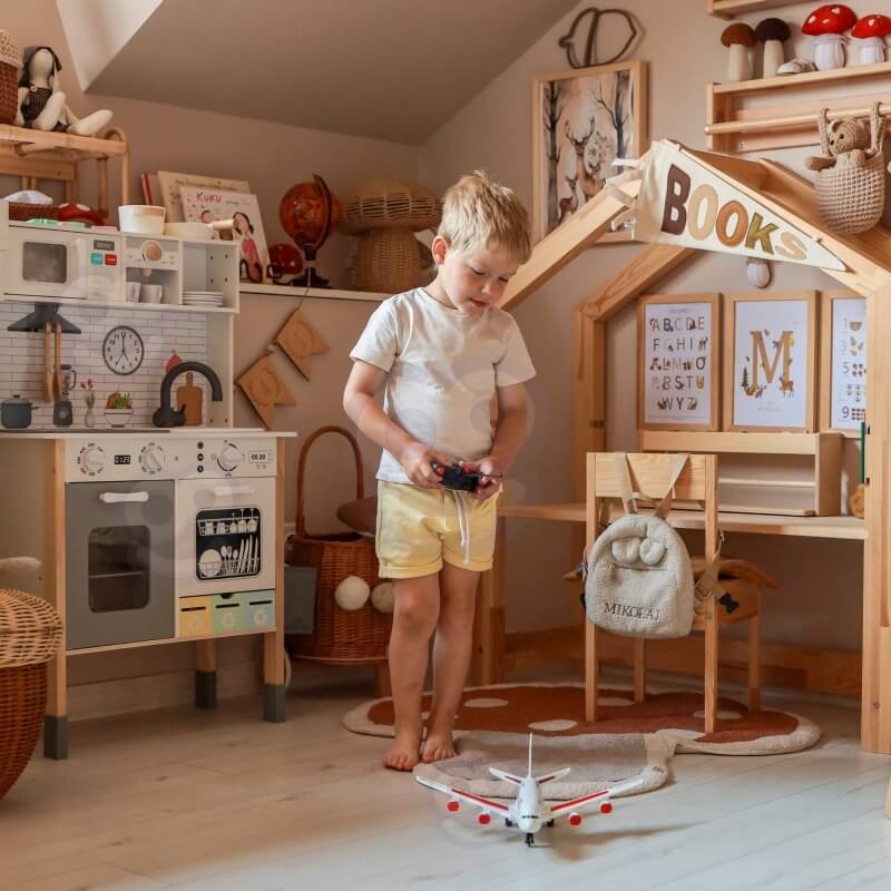 Nuotoliniu Valdomas Keleivinis Lėktuvas Airline – Žaislinis Lėktuvas Vaikam, Raudonas Žaislai lėktuvai