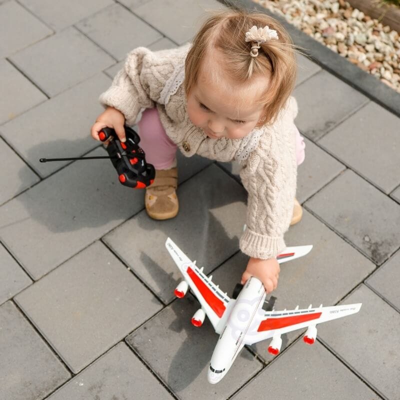 Nuotoliniu Valdomas Keleivinis Lėktuvas Airline – Žaislinis Lėktuvas Vaikam, Raudonas Žaislai lėktuvai