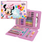 Piešimo Rinkinys Lagamine 71 vnt. Kitty Disney Crayons Dažai "Minnie Mouse" Piešimo Reikmenys
