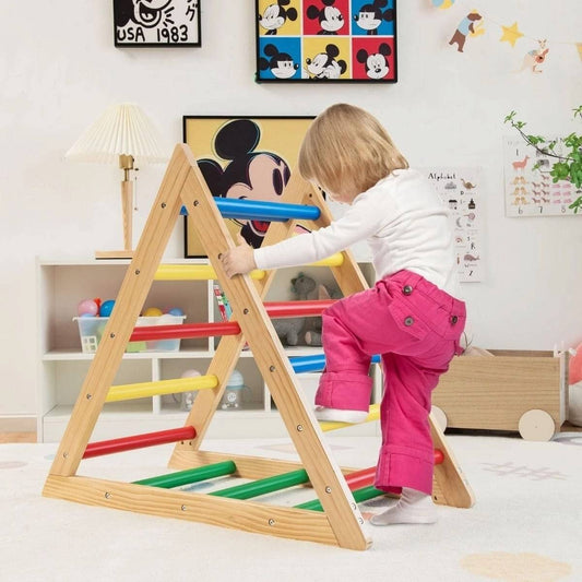 Pikler Laipiojimo Trikampis Medinė Montessori Žaidimų Aikštelė Sūpynės ir Žaidimų Aikštelės