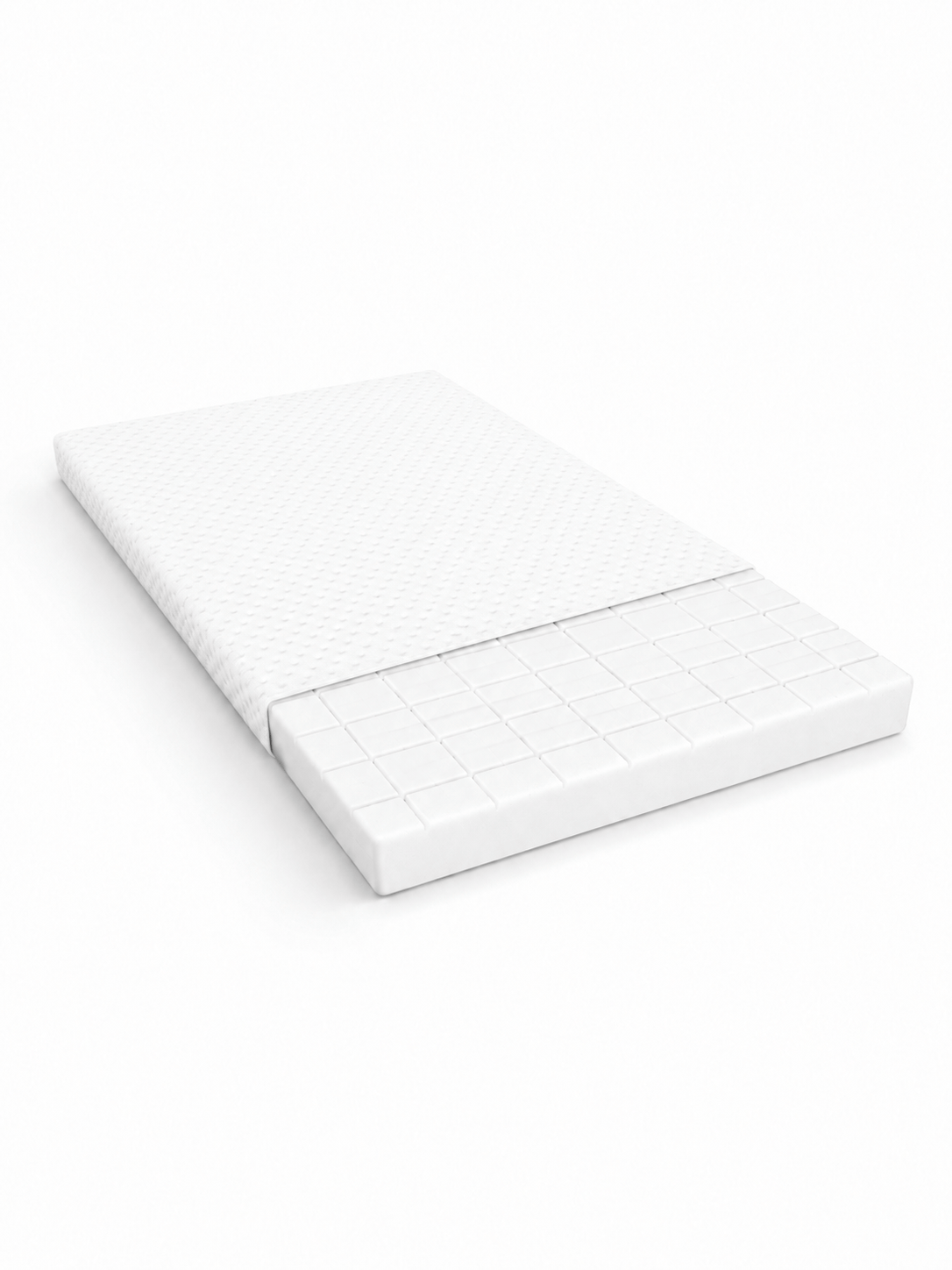 Pilka Minkšta Bouclé Montessori Vaikiška Lova 70 × 140 cm Lovos Vienvietės