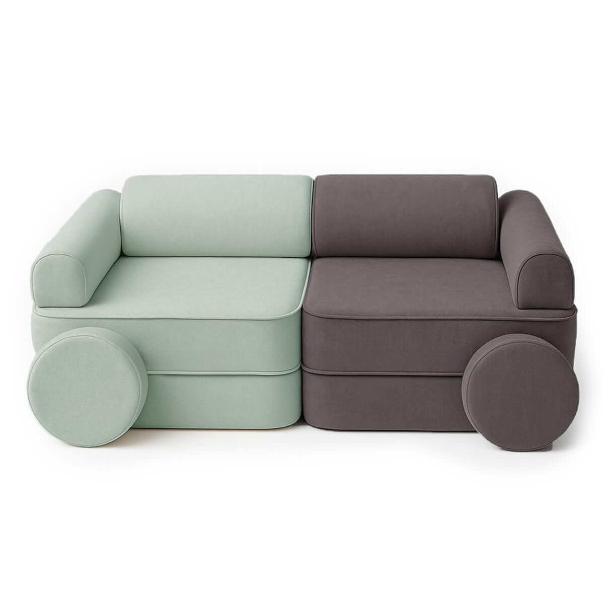 Playsofa Pocket Duo Modulinė Vaikiška Sofa MELLOW, 8 Elementai, 120 cm Modulinės sofos 4