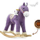 Pliušinis Supamasis Arkliukas Pony Su Meškiuku, Violetinis Supamieji Arkliukai