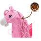 Pliušinis Supamasis Arkliukas Princess – 65 cm, Rožinis Supamieji Arkliukai