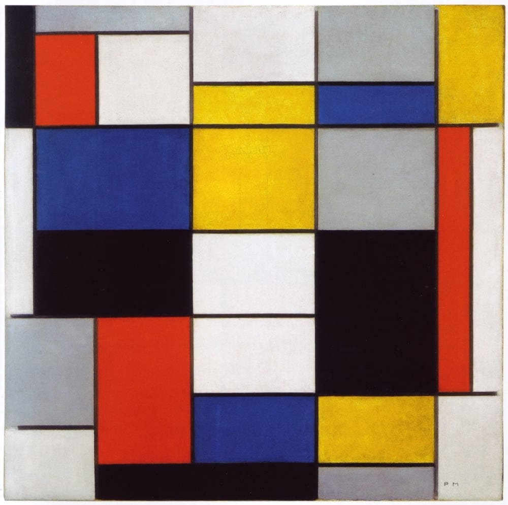 Plus Plus konstruktorius, Įkvėpimas - Mondrian