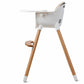Reguliuojamo Aukščio Maitinimo Kėdutė Su Stalu Smėlio Spalvos 57 x 57 x 83 cm Maitinimo Kėdutės