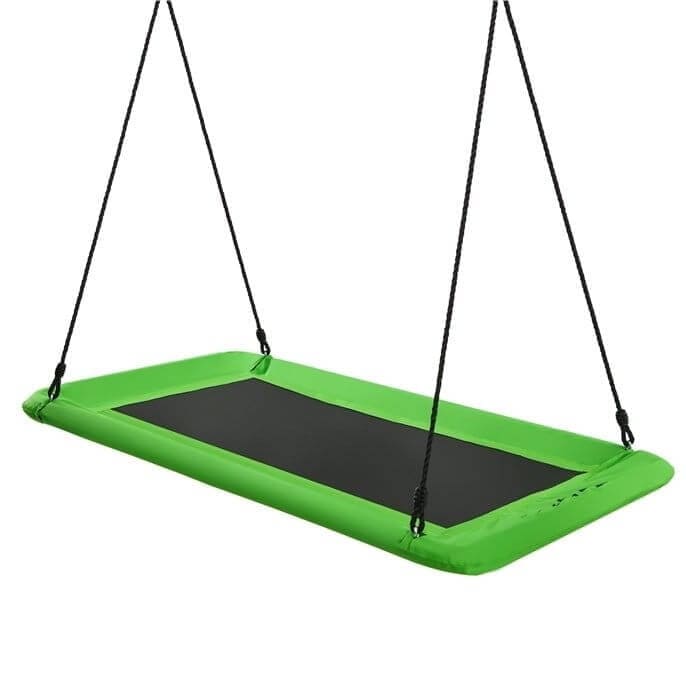 Reguliuojamo Aukščio Sodo Sūpynė Gandralizdis, Žalia 150 x 80 cm Sūpynės ir Žaidimų Aikštelės