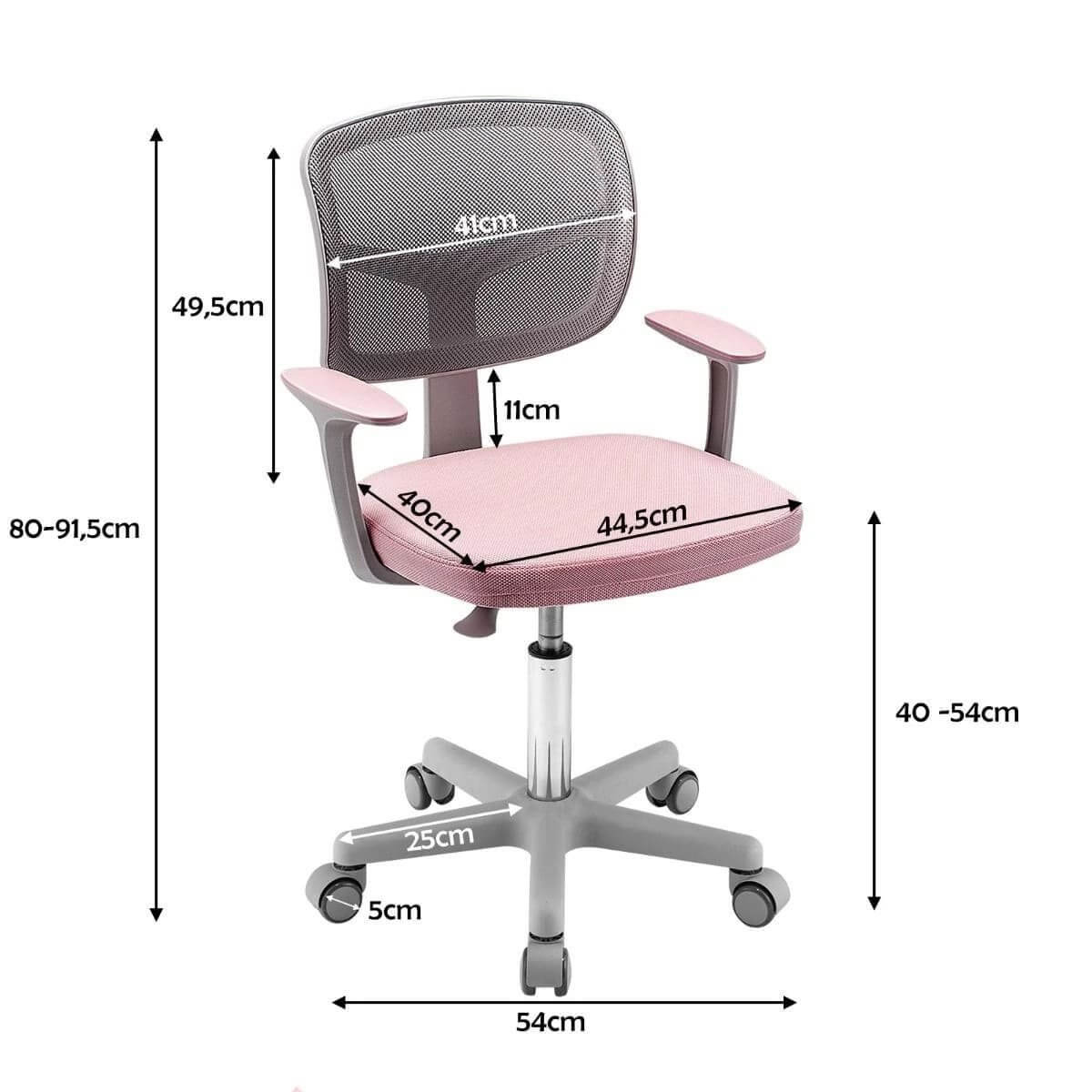 Reguliuojamo Aukščio Vaikiška Kėdutė Rašomojo Stalo Kėdės