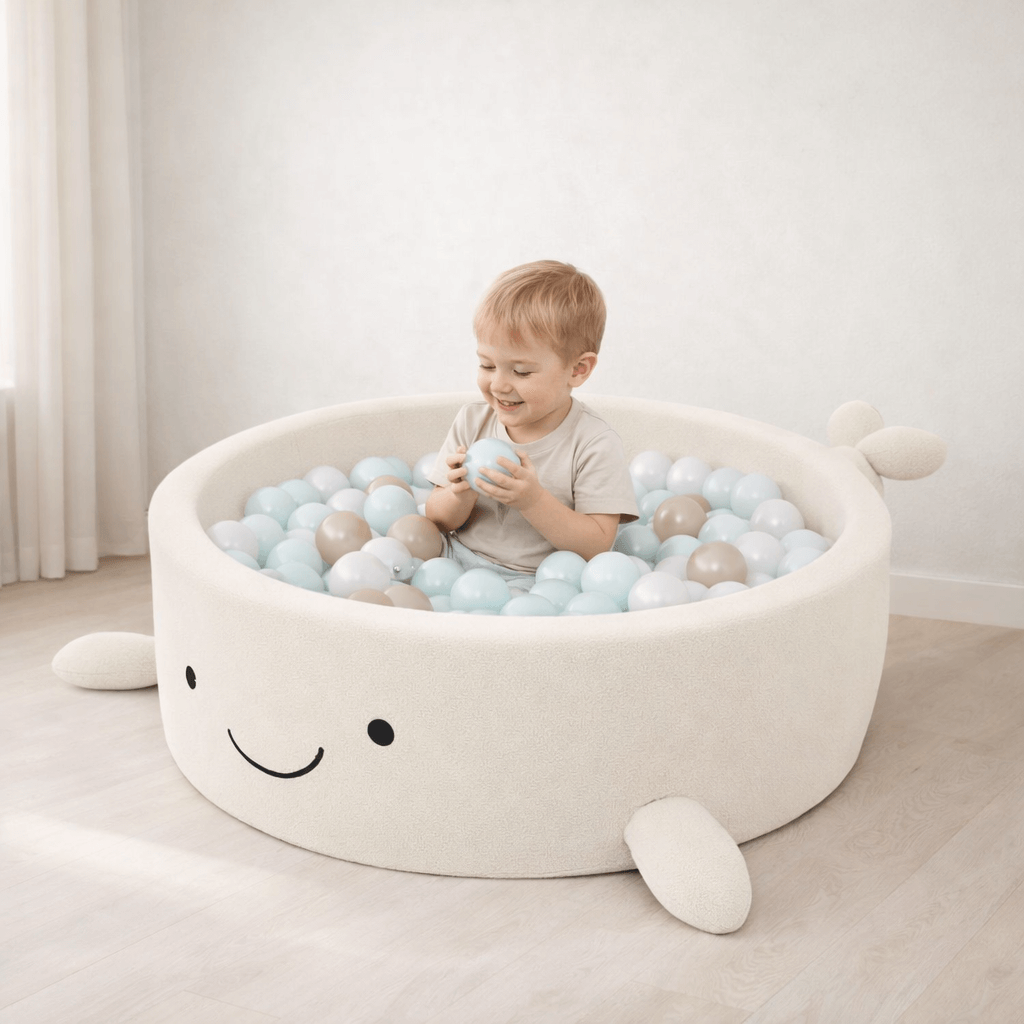 Shelly Boucle Banginukas Kamuoliukų Baseinas, 90 cm Kamuoliukų Baseinas