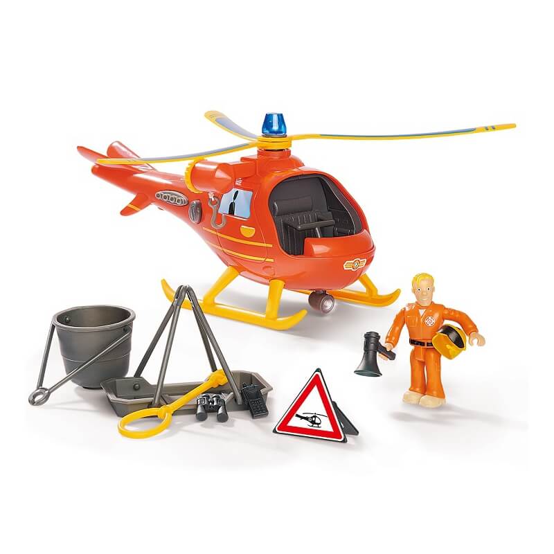 SIMBA Strażak Sam Helikopter Wallaby z Figurką Tom Ratowniczy Žaislai Vaikams