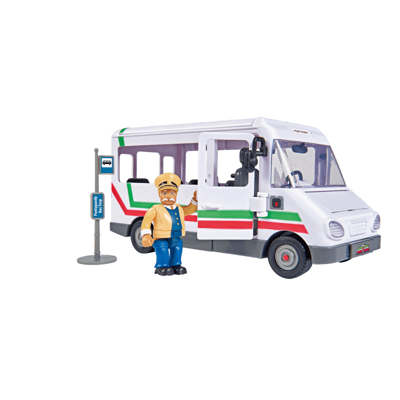 Simba Žaislinis Autobusas Gaisrininkas Samas Trevors Bus Žaislai Mašinėlės Ir Trasos