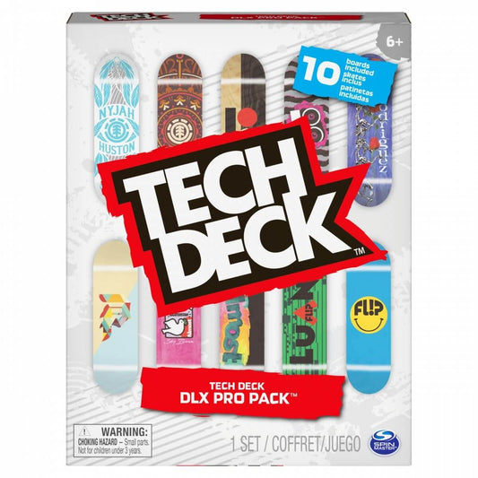 Spin Master Tech Deck Deluxe PRO Mini Riedlenčių Rinkinys 10 vnt. Tech Deck Žaislai