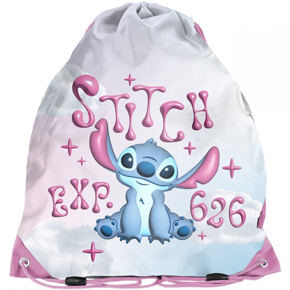 Stitch keturių skyrių mokyklinė kuprinė, 5 dalių komplektas su priemonėmis Mokyklinės kuprinės