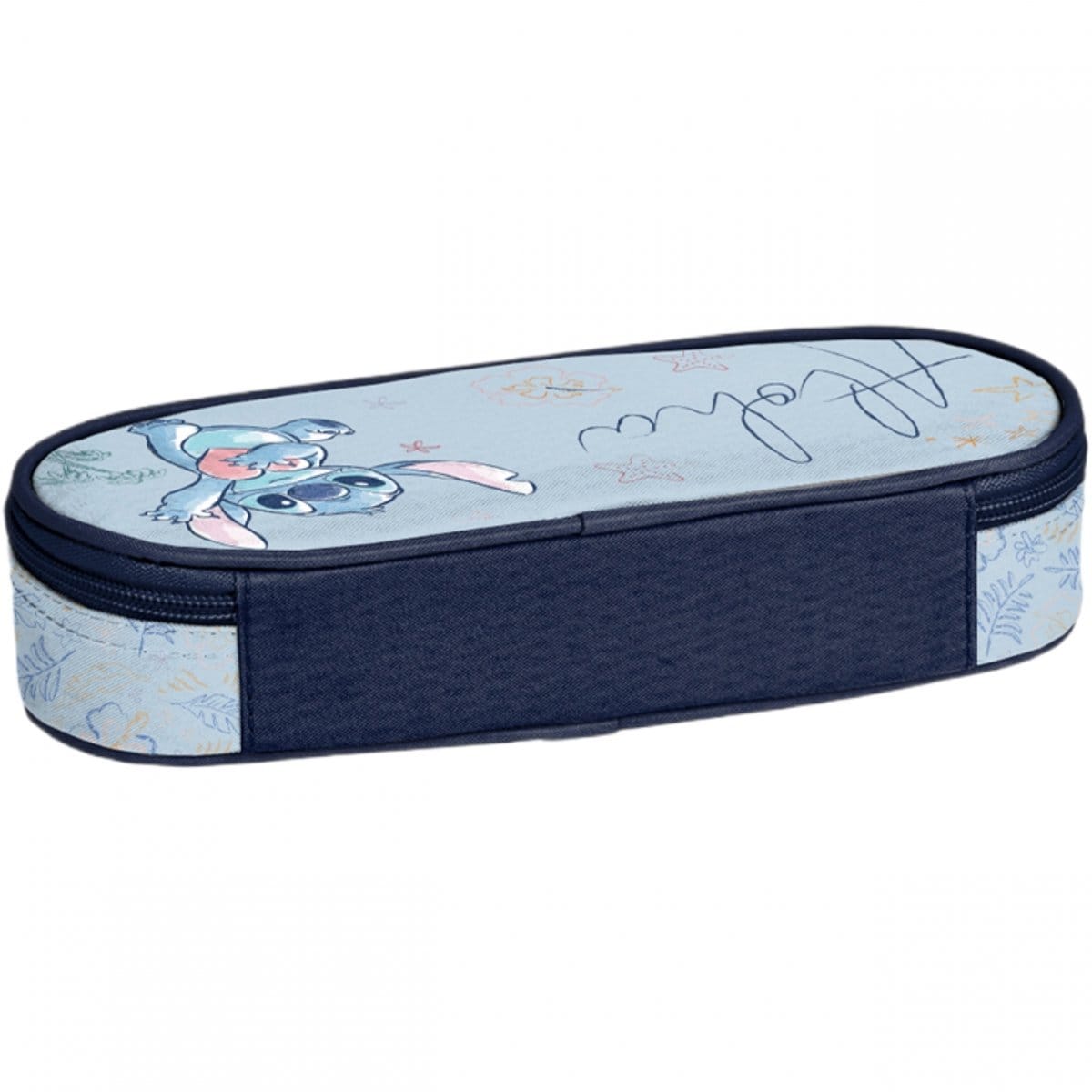 Stitch mokyklinė kuprinė 38 cm, 5 dalių komplektas su penalu-dėklu Mokyklinės kuprinės