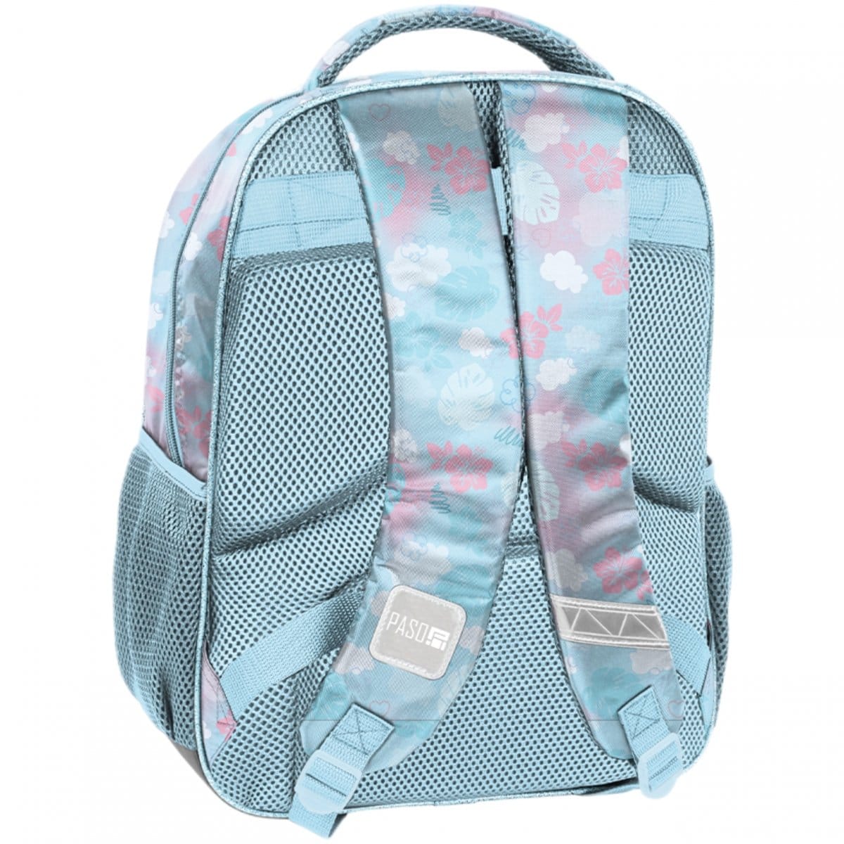 Stitch mokyklinė kuprinė 38 cm, 6 dalių komplektas be priemonių Mokyklinės kuprinės