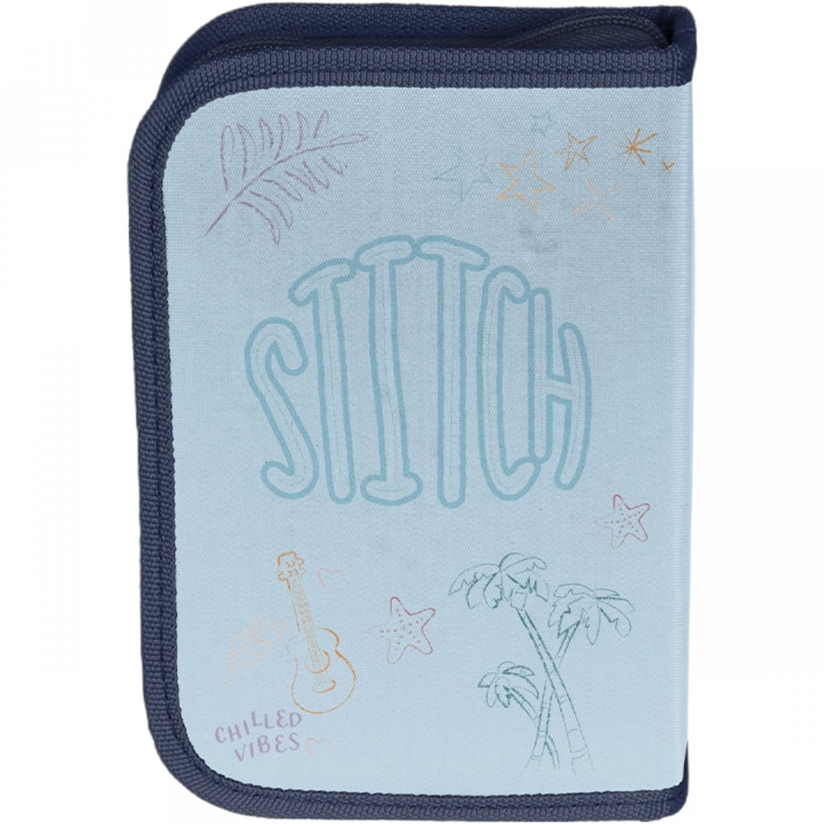 Stitch mokyklinė kuprinė 38 cm, 6 dalių komplektas su priemonėmis Mokyklinės kuprinės