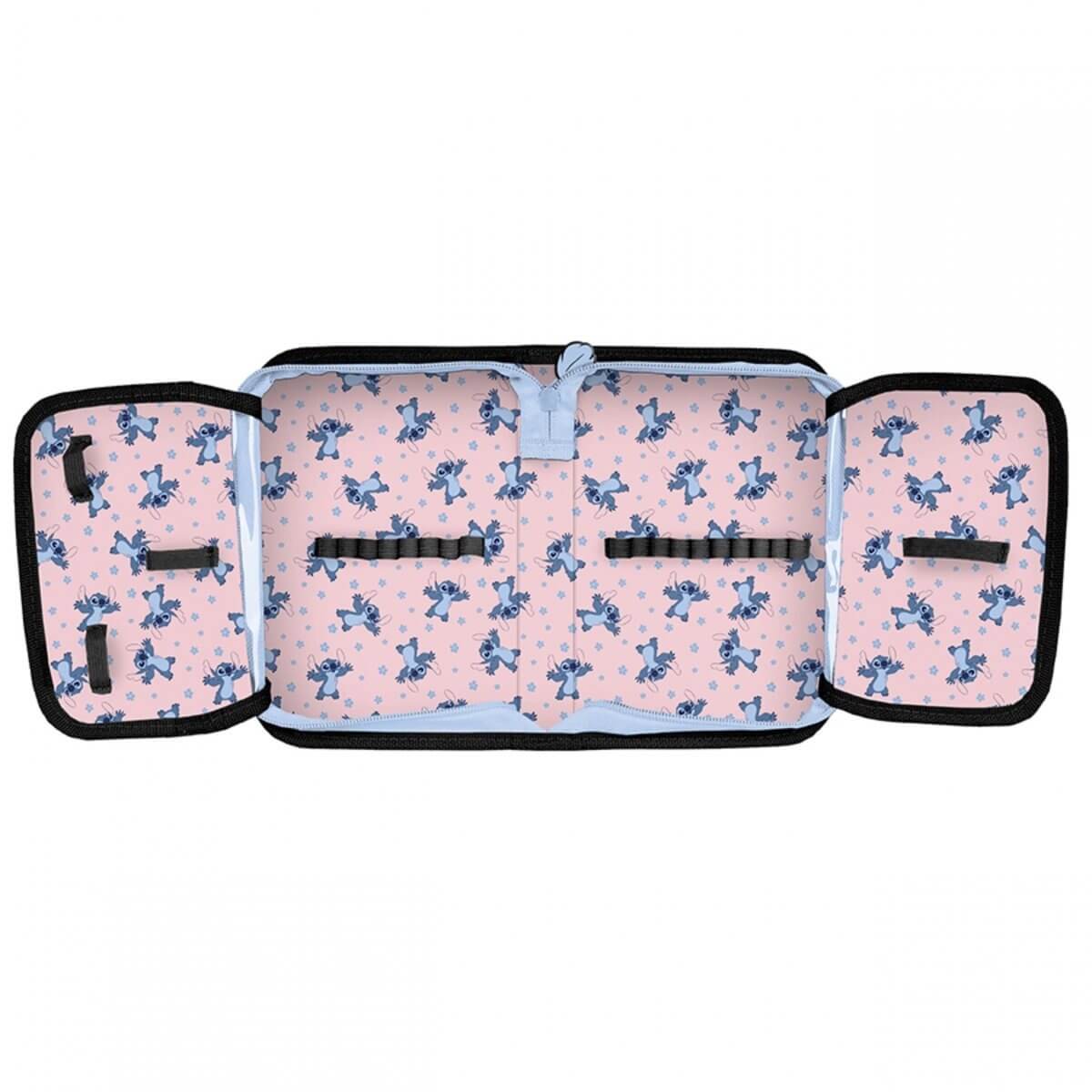 STITCH Mokyklinė Kuprinė Pradinių Klasių Mokinukams 3 in 1 Rinkinys Kuprinė Rinkinys