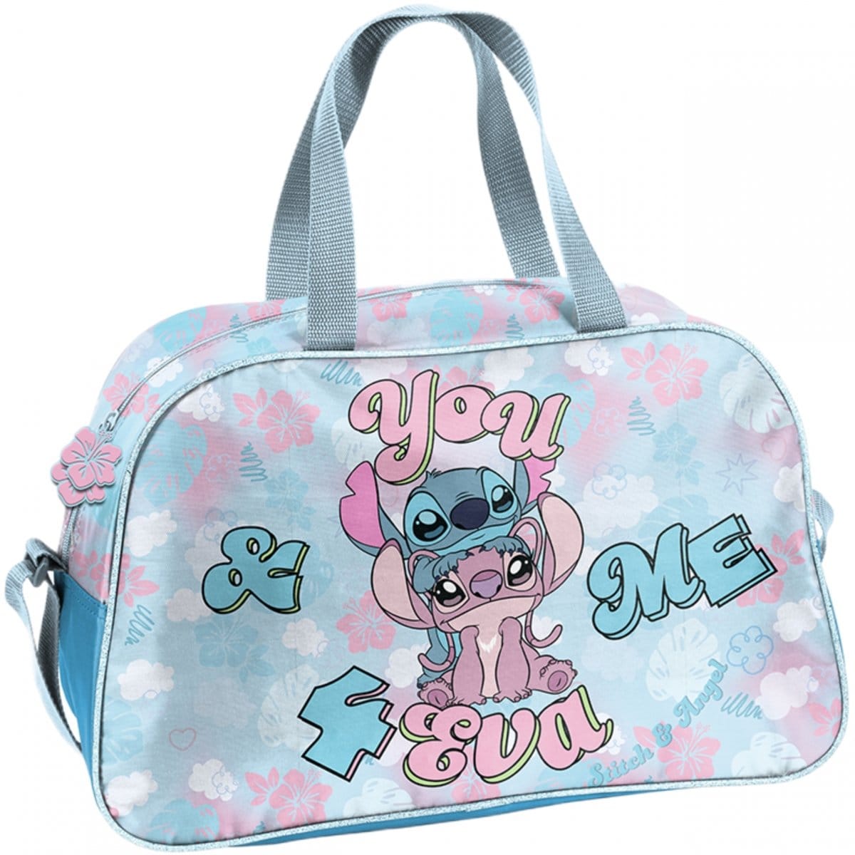 Stitch standi kuprinė 34 cm, 6 dalių komplektas be priemonių Mokyklinės kuprinės