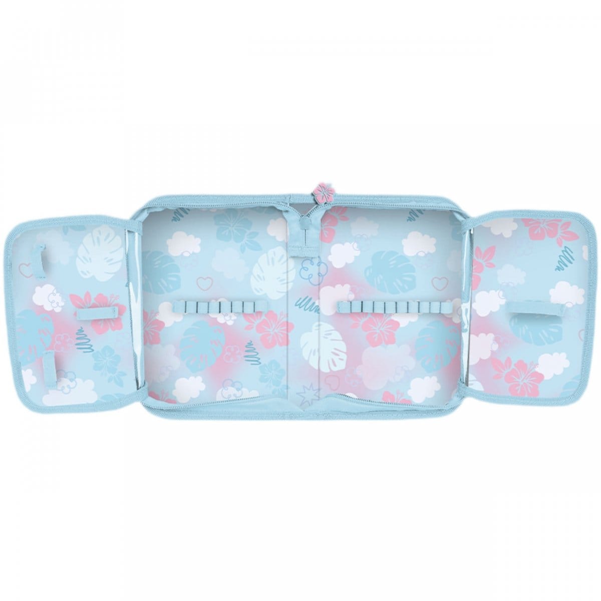 Stitch standi kuprinė 34 cm, 6 dalių komplektas be priemonių Mokyklinės kuprinės