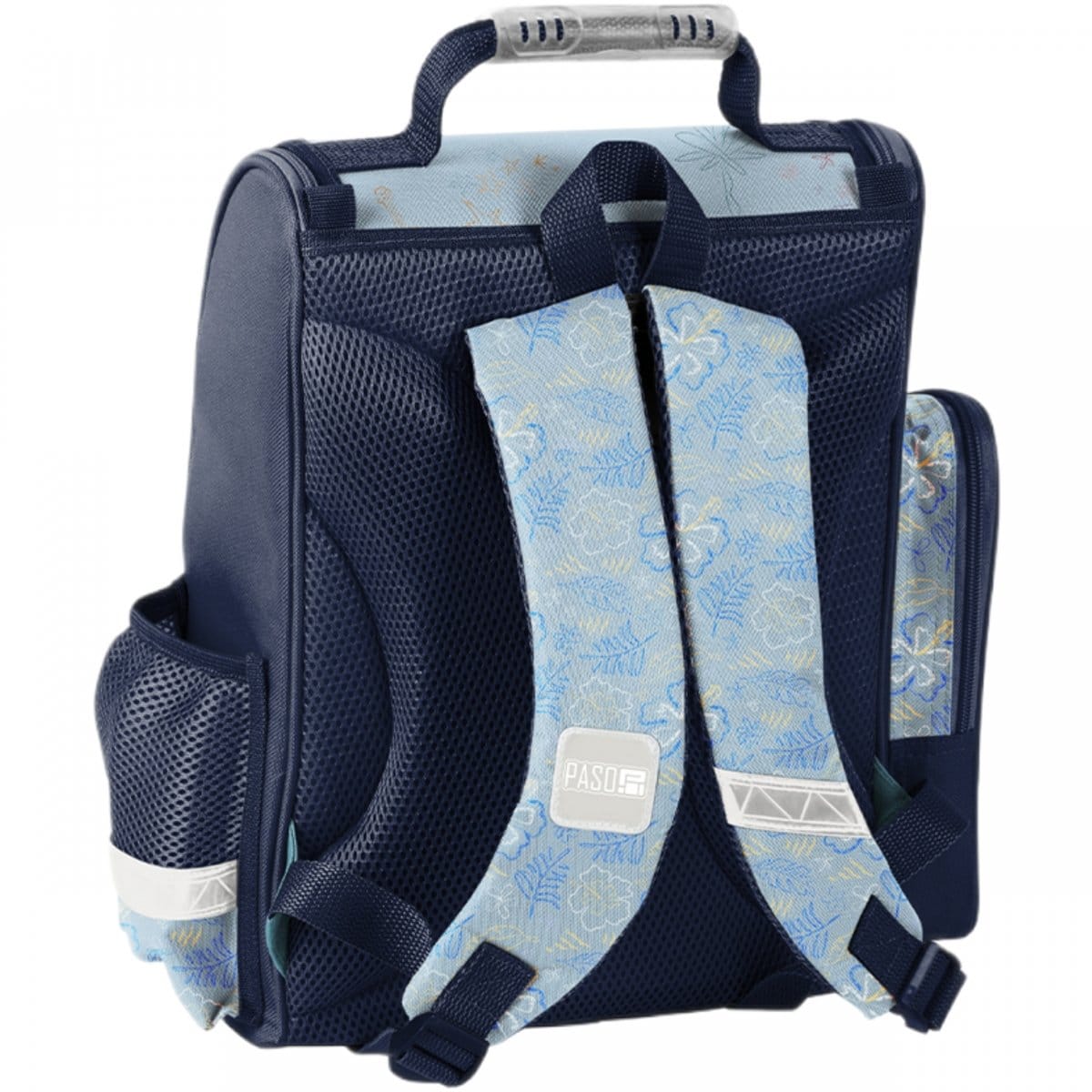 Stitch standi kuprinė 36 cm, 5 dalių komplektas be priemonių Mokyklinės kuprinės
