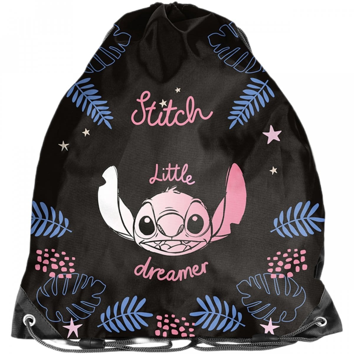 Stitch standi mokyklinė kuprinė 1–4 klasei, 5 dalių komplektas be priemonių Mokyklinės kuprinės