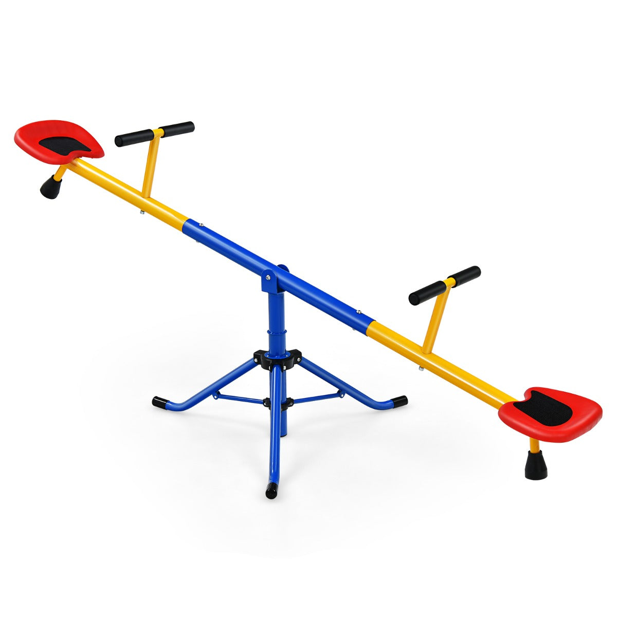 Sukamos balansinės sūpynės vaikams iš šono