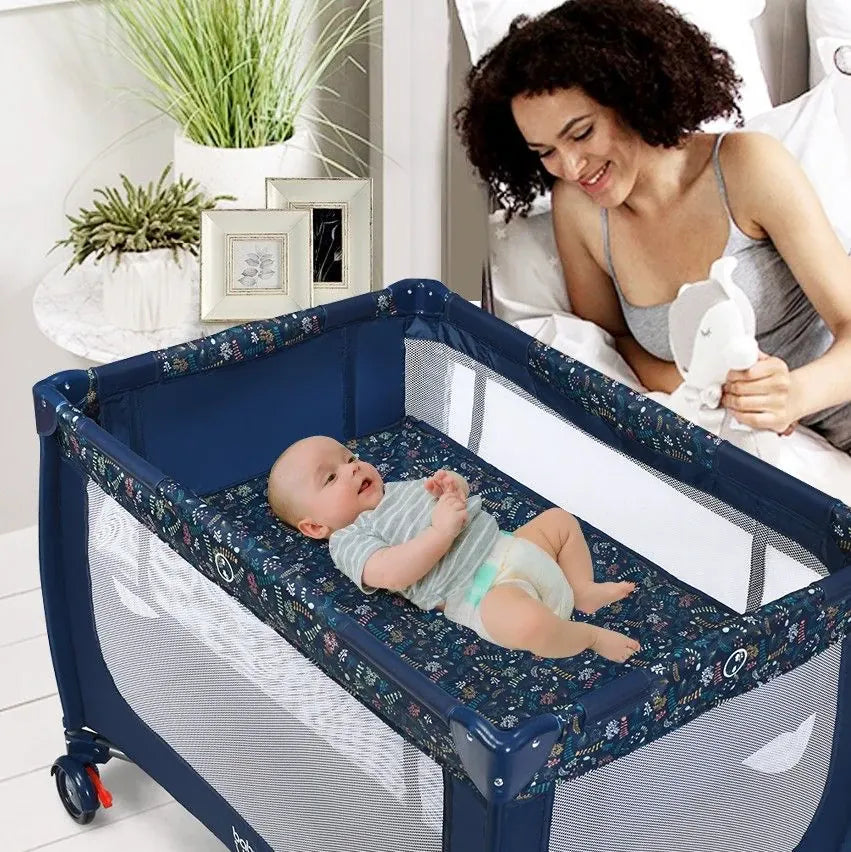 Sulankstomas Kelioninis Maniežas 125 × 65 × 76 cm Kelioniniai maniežai
