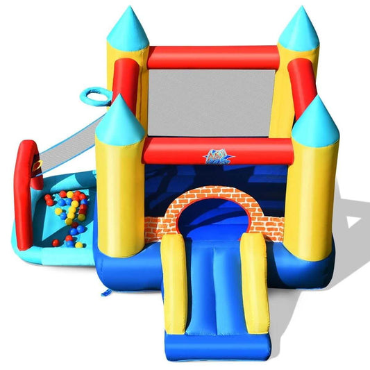 Sūpuoklių Pilis Su Baseinu Ir Čiuožykla Vaikų Žaidimų Aikštelė Swing Sets & Playsets